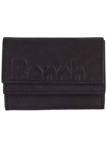 Bench Geldbörse Leder 9,5 cm in schwarz