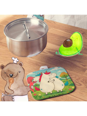 Mr. & Mrs. Panda Backhandschuhe Einhörner Umarmen Design ohne Sp... in Weiß