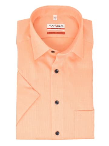 MARVELIS Modern Fit Businesshemd in Orange