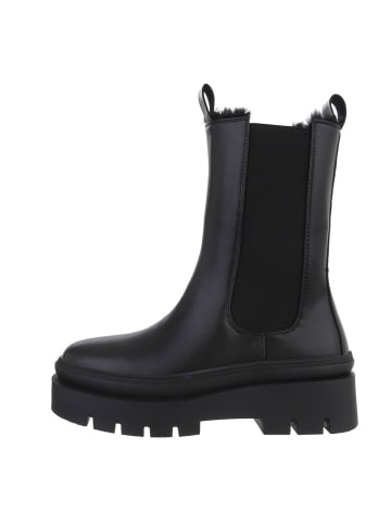 Ital-Design Stiefelette in Schwarz