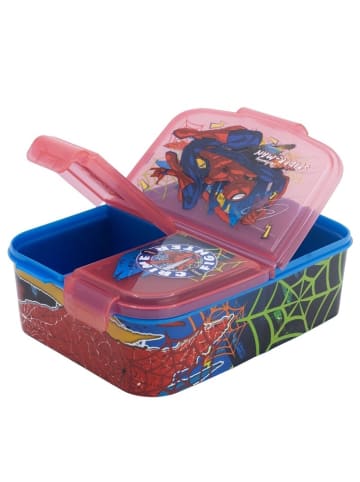 MARVEL Spider-Man Kinder Brotdose Lunchbox mit 3 Fächern & tollem Design