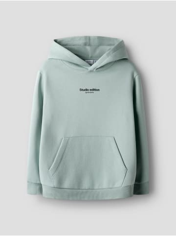 name it Hoodie NKMBRODY LS NREG SWEAT WH BRU in jadeite