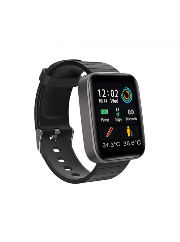 MediaShop Smartwatch Life Tracker in Schwarz