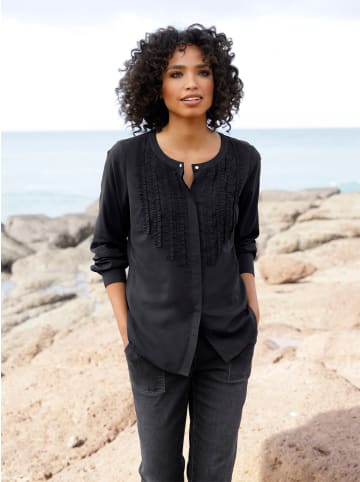 Heine Bluse in schwarz