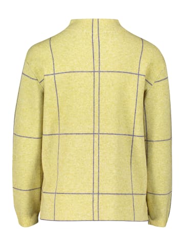 Betty Barclay Strickpullover kariert in Patch Green/Grey