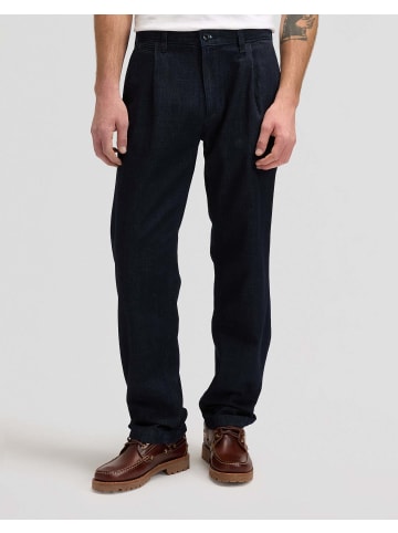 Lee Chinohose Pleated in Rinse