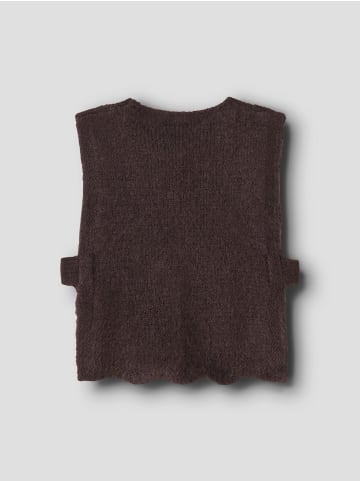 name it Strickweste in Chocolate Plum1