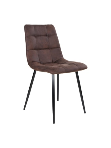 ebuy24 Esszimmerstuhl Midde Braun 2er Set