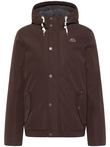 ICEBOUND Herren Winterjacke in Dunkelbraun