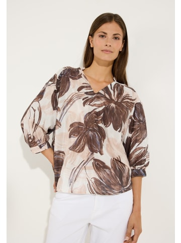 More & More Bluse in schoko beige - 0001