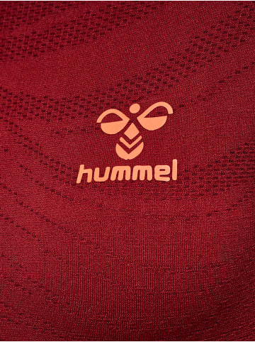 Hummel Hummel T-Shirt Hmlongrid Multisport Damen Nahtlosen in RHUBARB/NASTURTIUM