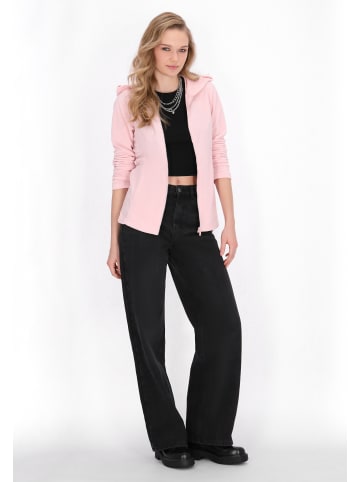 myMo ROCKS Damen Fleecejacke in Hellpink
