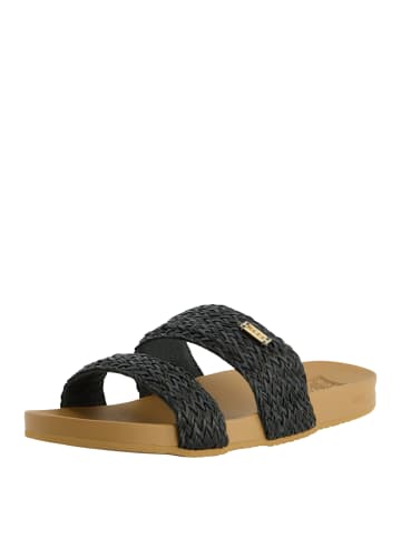 Reef Slipper Cushion Vista Braid in Black