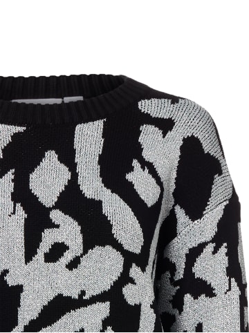 Vila Strickpullover VIBeca in schwarz silber - 0001