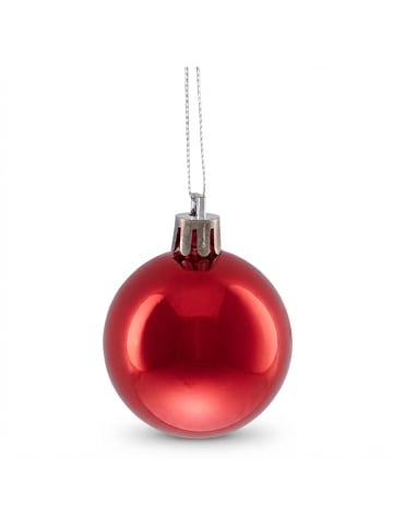 50-tlg. Weihnachtskugeln Set in Rot