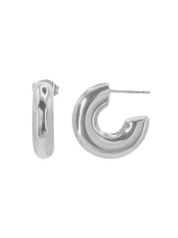 Steel_Art Ohrstecker Damen Heius silberfarben in silberfarben poliert