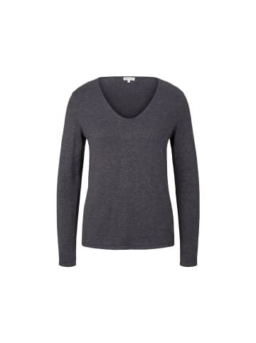 Tom Tailor Pullover in evident anthracite melange