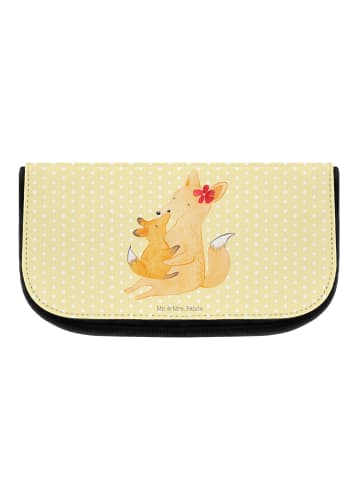 Mr. & Mrs. Panda Kulturbeutel Fuchs Mama ohne Spruch in Gelb Pastell