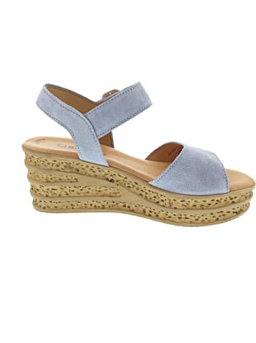 Gabor Keilsandalette Blau