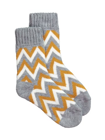 Ulla Popken Socken in grau melange