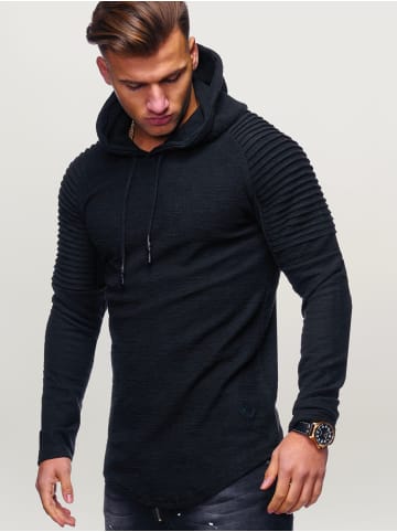 behype Hoodie B-LEON in schwarz