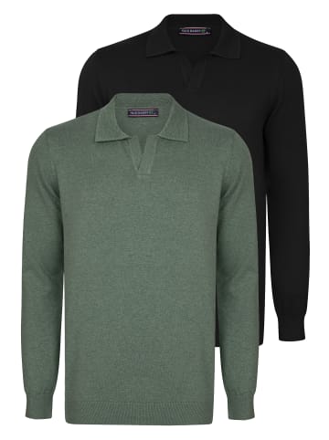 Felix Hardy Pullover in Schwarz-Grün