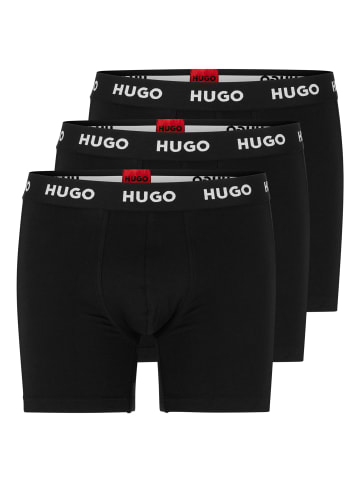 HUGO Boxershort 3er Pack in Schwarz