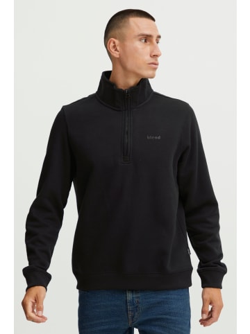 BLEND Troyer Halfzip sweatshirt 20714493 in schwarz