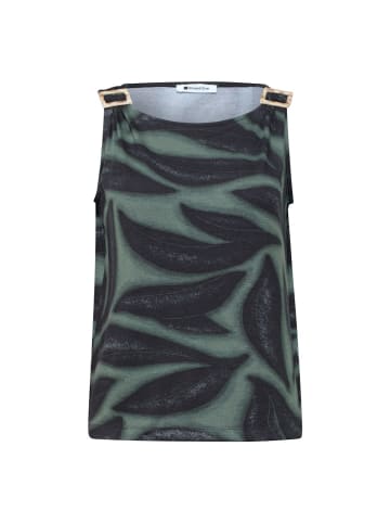 Street One Top in deep bound green