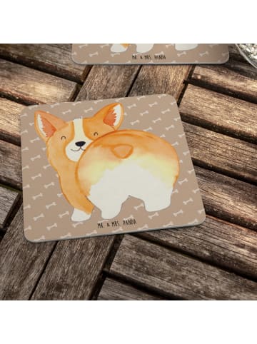 Mr. & Mrs. Panda Tischuntersetzer Corgi Po ohne Spruch in Hundeglück