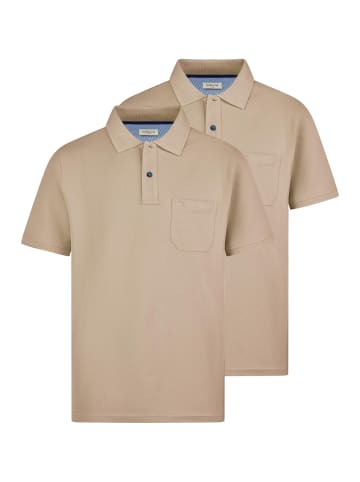 Redmond Poloshirt Basic in Beige