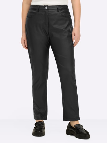 sheego Hose in schwarz