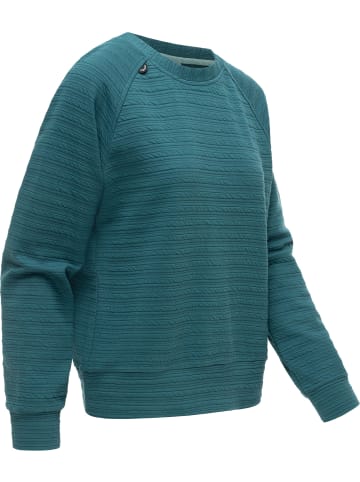 ragwear Rundhalspullover Joann Crepe in Ocean Green