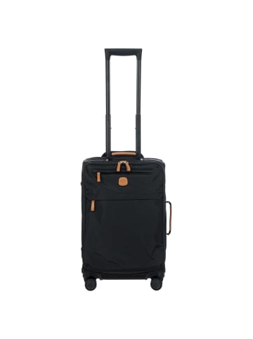 BRIC`s X-Travel - 4-Rollen-Kabinentrolley S 55 cm (ocean-blue) in schwarz