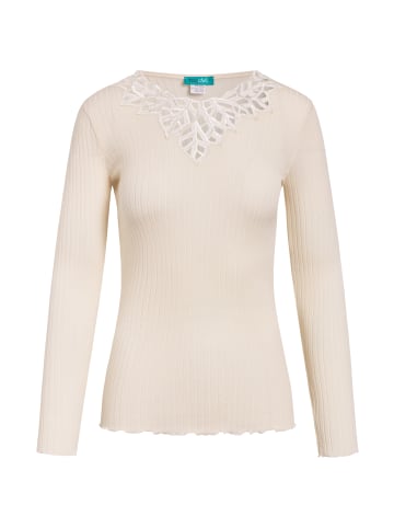 TOOCHE Rundhalspullover "Cody" in Weiß