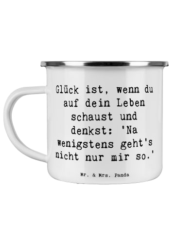Mr. & Mrs. Panda Tasse Spruch Glück GemeinMensch mit Spruch in Weiß
