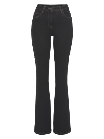 ARIZONA Bootcut-Jeans in schwarz