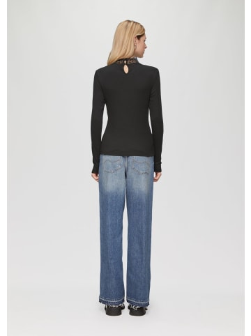 QS T-Shirt in 9999_schwarz