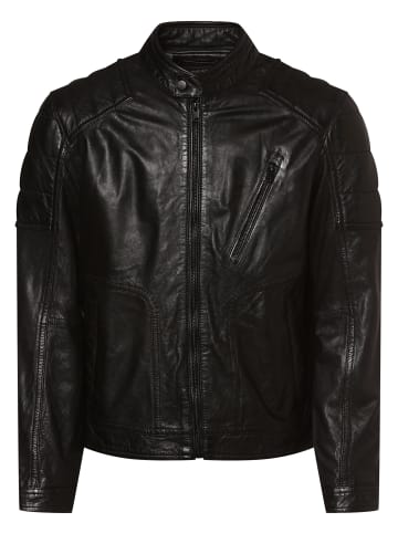 Finshley & Harding Lederjacke in schwarz