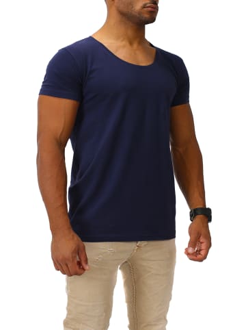 Joe Franks Joe Franks Joe Franks Herren Basic T-Shirts Round DEEP in navy