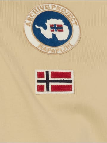 Napapijri Poloshirt E-Reflect in beige blau - 0001