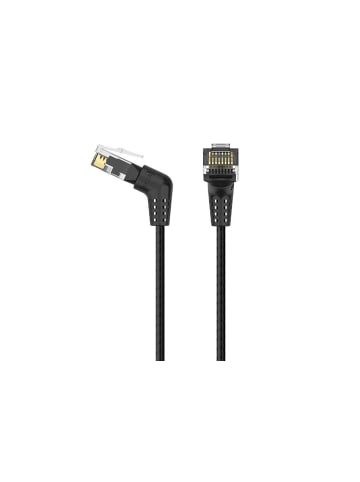 Wisam® Netzwerkkabel UTP Cat.6 RJ45 Ethernet, 5m schwarz