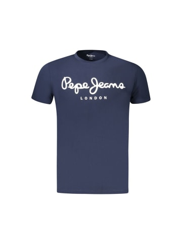 Pepe Jeans Blaues Baumwoll-T-Shirt