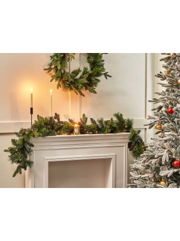 Beliani Girlande WHITEHORN in Grün