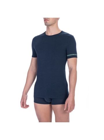 Bikkembergs Schwarz Baumwolle Herren T-Shirt Zwillings- Pack