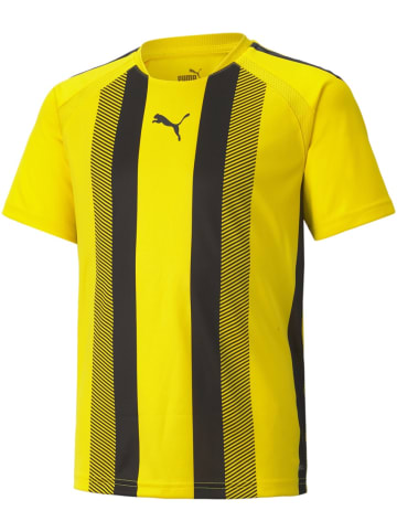 Puma Sportshirt "TeamLIGA Striped Jersey Jr" in Gelb