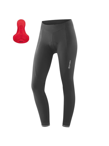 Gonso Radhose Sitivo Tight Red in Schwarz