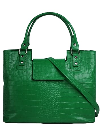Cluty Handtasche echt Leder in grün
