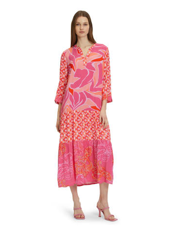 Betty Barclay Stufenkleid mit 3/4 Arm in Pink/Rosa