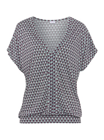 LASCANA Kurzarmshirt in türkis multi